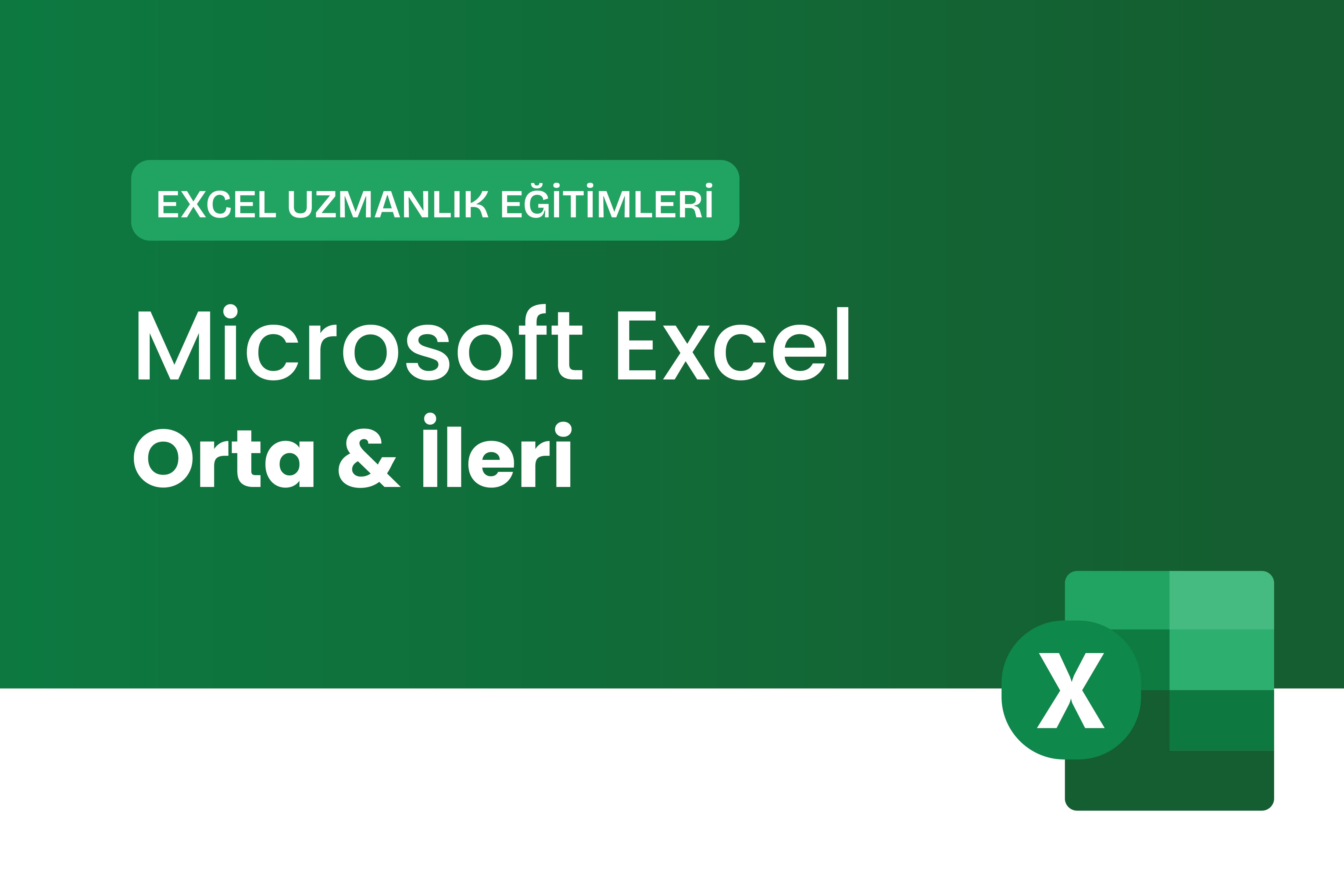 Microsoft Excel Orta & İleri Eğitimi	