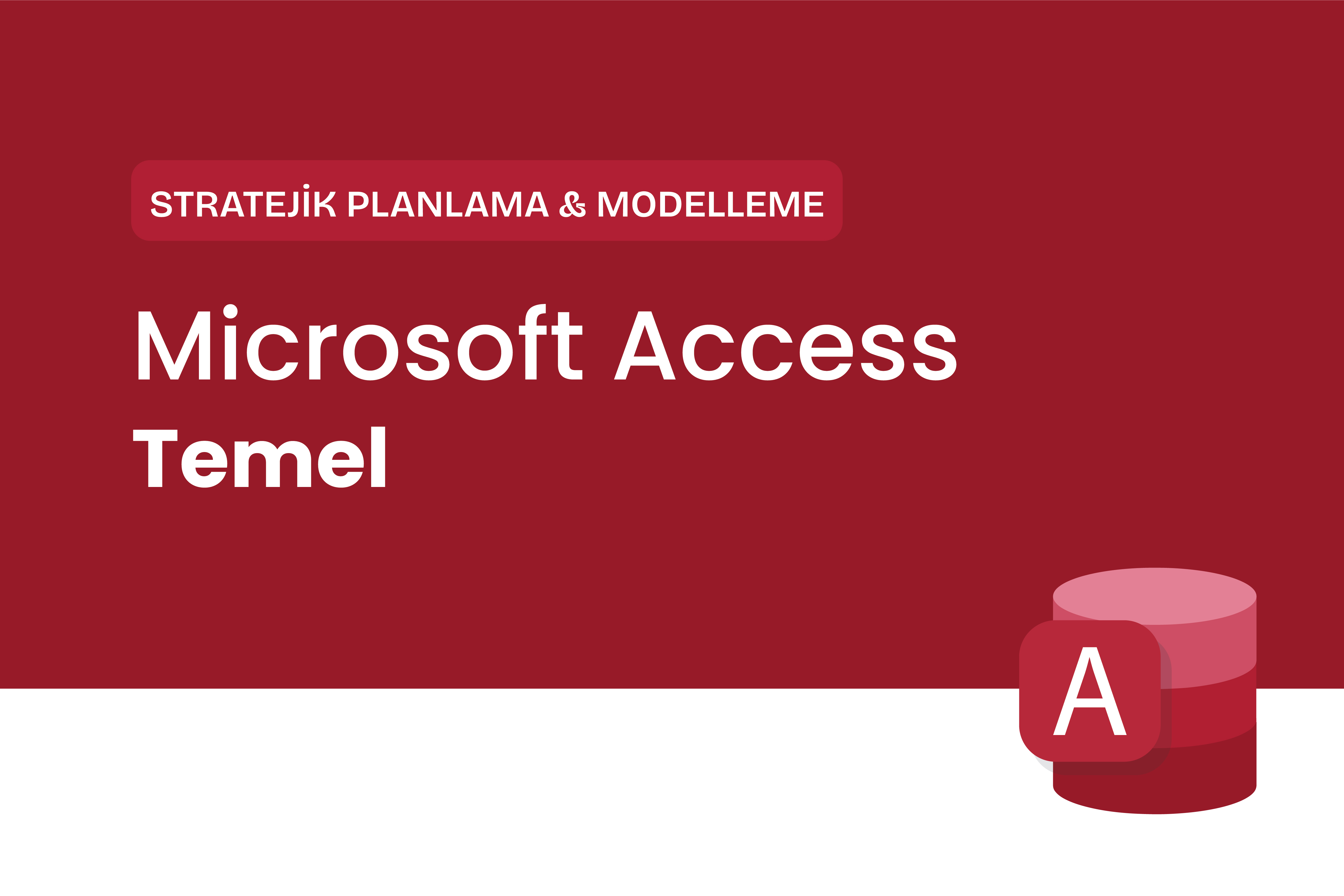 Microsoft Access Temel Eğitimi