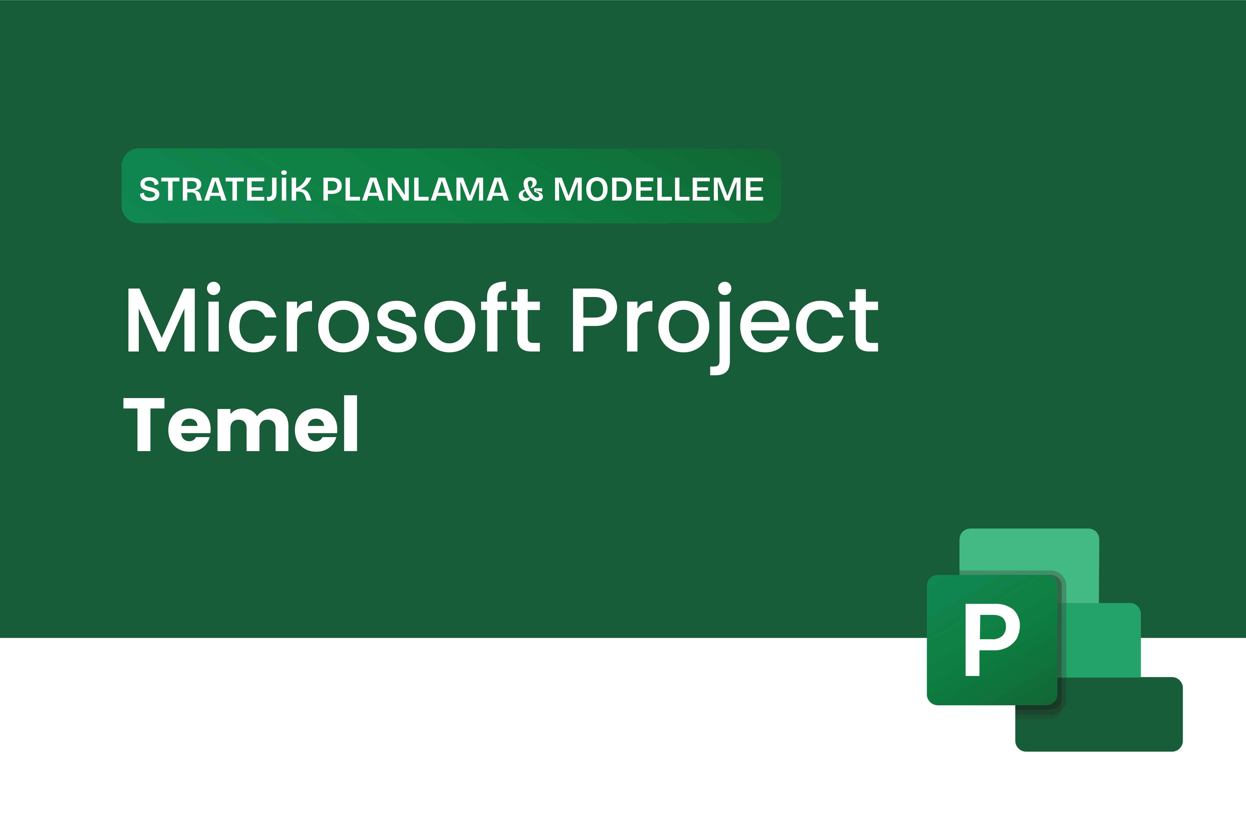 Microsoft Project Temel Eğitimi